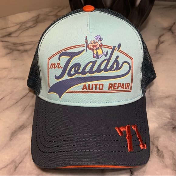 Disney Hat - Baseball Cap - Mr. Toads Auto Repair - Walt Disney World - Picture 3 of 14